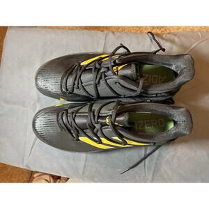 Adidas Adizero Football Cleats Black Yellow Men’s Size 10 Low Top Lightweight